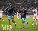 31.05.2026, Fussball Freundschafts-Länderspiele 3.Spieltag, Deutschland - Finnland, in der Mewa-Arena Mainz, Deniz Undav (Deutschland) jubelt mit Felix Nmecha (li, Deutschland) 