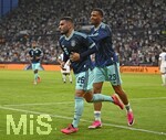 31.05.2026, Fussball Freundschafts-Länderspiele 3.Spieltag, Deutschland - Finnland, in der Mewa-Arena Mainz, Deniz Undav (Deutschland) jubelt mit Felix Nmecha (re, Deutschland) 