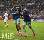 31.05.2026, Fussball Freundschafts-Länderspiele 3.Spieltag, Deutschland - Finnland, in der Mewa-Arena Mainz, Deniz Undav (Deutschland) jubelt mit Felix Nmecha (li, Deutschland) 