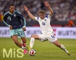 31.05.2026, Fussball Freundschafts-Länderspiele 3.Spieltag, Deutschland - Finnland, in der Mewa-Arena Mainz, v.l. Felix Nmecha (Deutschland) gegen Anssi Suhonen (Finnland) 