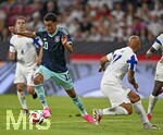 31.05.2026, Fussball Freundschafts-Länderspiele 3.Spieltag, Deutschland - Finnland, in der Mewa-Arena Mainz, v.l.Jamal Musiala (Deutschland) gegen Nikolai Alho (Finnland) 