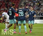 31.05.2026, Fussball Freundschafts-Länderspiele 3.Spieltag, Deutschland - Finnland, in der Mewa-Arena Mainz, v.l. v.l. Felix Nmecha (Deutschland), Deniz Undav (Deutschland) und Florian Wirtz (Deutschland) 