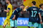 31.05.2026, Fussball Freundschafts-Länderspiele 3.Spieltag, Deutschland - Finnland, in der Mewa-Arena Mainz, Deniz Undav (Deutschland) freut sich über das Tor zum 3:0 und fasst sich an den Oberschenkel, Florian Wirtz (Deutschland),