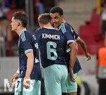 31.05.2026, Fussball Freundschafts-Länderspiele 3.Spieltag, Deutschland - Finnland, in der Mewa-Arena Mainz, v.l. Florian Wirtz (Deutschland), Joshua Kimmich (Deutschland) und Jamal Musiala (Deutschland) jubeln