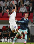 31.05.2026, Fussball Freundschafts-Länderspiele 3.Spieltag, Deutschland - Finnland, in der Mewa-Arena Mainz, v.l. Nikolai Alho (Finnland) gegen Maximilian Beier (Deutschland) 