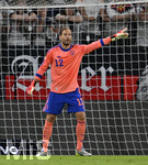 31.05.2026, Fussball Freundschafts-Länderspiele 3.Spieltag, Deutschland - Finnland, in der Mewa-Arena Mainz, Torwart Oliver Baumann (Deutschland) gestikuliert.