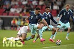 31.05.2026, Fussball Freundschafts-Länderspiele 3.Spieltag, Deutschland - Finnland, in der Mewa-Arena Mainz, Jamal Musiala (Deutschland) setzt sich durch.