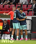 31.05.2026, Fussball Freundschafts-Länderspiele 3.Spieltag, Deutschland - Finnland, in der Mewa-Arena Mainz, Felix Nmecha (Deutschland) geht aus dem Spiel , für ihn neu ins Spiel Nadiem Amiri (Deutschland) 