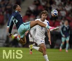 31.05.2026, Fussball Freundschafts-Länderspiele 3.Spieltag, Deutschland - Finnland, in der Mewa-Arena Mainz,  v.l. Felix Nmecha (Deutschland) gegen Miro Tenho (Finnland) 