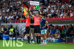 31.05.2026, Fussball Freundschafts-Länderspiele 3.Spieltag, Deutschland - Finnland, in der Mewa-Arena Mainz, Nadiem Amiri (Deutschland) wird eingewechselt und bejubelt von den Mainzer Fans, 