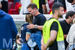 31.05.2026, Fussball Freundschafts-Länderspiele 3.Spieltag, Deutschland - Finnland, in der Mewa-Arena Mainz, Lena Wurzenberger, Freundin Trainer Julian Nagelsmann (Deutschland) und Trainer Julian Nagelsmann (Deutschland) küssen sich, 