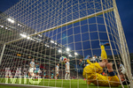 31.05.2026, Fussball Freundschafts-Länderspiele 3.Spieltag, Deutschland - Finnland, in der Mewa-Arena Mainz, Torschuss zum 1:0 von Deniz Undav (mitte, Deutschland), Torwart Lukas Hradecky (re, Finnland) liegt geschlagen am Boden.