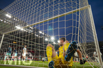 31.05.2026, Fussball Freundschafts-Länderspiele 3.Spieltag, Deutschland - Finnland, in der Mewa-Arena Mainz, Torschuss zum 1:0 von Deniz Undav (li, Deutschland), Torwart Lukas Hradecky (re, Finnland) liegt geschlagen am Boden.