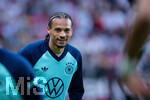 31.05.2026, Fussball Freundschafts-Länderspiele 3.Spieltag, Deutschland - Finnland, in der Mewa-Arena Mainz, Leroy Sane (Deutschland) aufwärmen. 