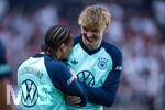 31.05.2026, Fussball Freundschafts-Länderspiele 3.Spieltag, Deutschland - Finnland, in der Mewa-Arena Mainz, Leroy Sane (Deutschland), Nick Woltemade (Deutschland)