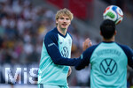 31.05.2026, Fussball Freundschafts-Länderspiele 3.Spieltag, Deutschland - Finnland, in der Mewa-Arena Mainz, Nick Woltemade (Deutschland), Nadiem Amiri (Deutschland)