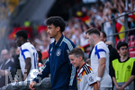 31.05.2026, Fussball Freundschafts-Länderspiele 3.Spieltag, Deutschland - Finnland, in der Mewa-Arena Mainz, Nathaniel Brown (Deutschland) läuft ein, 
