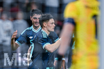 31.05.2026, Fussball Freundschafts-Länderspiele 3.Spieltag, Deutschland - Finnland, in der Mewa-Arena Mainz, Aleksander Pavlovic (Deutschland), Florian Wirtz (Deutschland) freut sich über das Tor zum 2:0