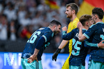 31.05.2026, Fussball Freundschafts-Länderspiele 3.Spieltag, Deutschland - Finnland, in der Mewa-Arena Mainz, Deniz Undav (Deutschland) fasst sich an den hinteren Oberschenkel nach seinem Tor zum 3:0,