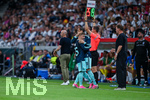 31.05.2026, Fussball Freundschafts-Länderspiele 3.Spieltag, Deutschland - Finnland, in der Mewa-Arena Mainz, Leroy Sane (Deutschland) wird für Lennart Karl (Deutschland) eingewechselt, 