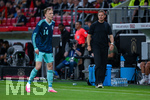 31.05.2026, Fussball Freundschafts-Länderspiele 3.Spieltag, Deutschland - Finnland, in der Mewa-Arena Mainz, Maximilian Beier (Deutschland), Trainer Julian Nagelsmann (Deutschland) 