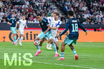 31.05.2026, Fussball Freundschafts-Länderspiele 3.Spieltag, Deutschland - Finnland, in der Mewa-Arena Mainz, Jamal Musiala (Deutschland), Miro Tehno (Finnland), Nathaniel Brown (Deutschland)