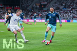 31.05.2026, Fussball Freundschafts-Länderspiele 3.Spieltag, Deutschland - Finnland, in der Mewa-Arena Mainz, Ville Koski (Finnland), Leroy Sane (Deutschland)
