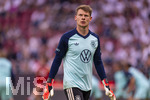 31.05.2026, Fussball Freundschafts-Länderspiele 3.Spieltag, Deutschland - Finnland, in der Mewa-Arena Mainz, Torwart Alexander Nübel (Deutschland) nachdenklich 
