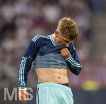31.05.2026, Fussball Freundschafts-Länderspiele 3.Spieltag, Deutschland - Finnland, in der Mewa-Arena Mainz, Lennart Karl (Deutschland) nachdenklich 
