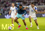 31.05.2026, Fussball Freundschafts-Länderspiele 3.Spieltag, Deutschland - Finnland, in der Mewa-Arena Mainz, v.li: Felix Nmecha (Deutschland) gegen Adam Markhiev (Finnland) 