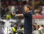 31.05.2026, Fussball Freundschafts-Länderspiele 3.Spieltag, Deutschland - Finnland, in der Mewa-Arena Mainz, Bundestrainer Julian Nagelsmann (Deutschland) gibt Anweisungen, zeigt, gestikuliert, gibt Kommandos, Anweisungen, gibt Anweisungen, zeigend, gestikulierend,  