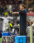 31.05.2026, Fussball Freundschafts-Länderspiele 3.Spieltag, Deutschland - Finnland, in der Mewa-Arena Mainz, Bundestrainer Julian Nagelsmann (Deutschland) gibt Anweisungen, zeigt, gestikuliert, gibt Kommandos, Anweisungen, gibt Anweisungen, zeigend, gestikulierend,  