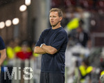 31.05.2026, Fussball Freundschafts-Länderspiele 3.Spieltag, Deutschland - Finnland, in der Mewa-Arena Mainz, Bundestrainer Julian Nagelsmann (Deutschland) nachdenklich  