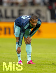 31.05.2026, Fussball Freundschafts-Länderspiele 3.Spieltag, Deutschland - Finnland, in der Mewa-Arena Mainz, Leroy Sane (Deutschland) nachdenklich 