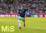 31.05.2026, Fussball Freundschafts-Länderspiele 3.Spieltag, Deutschland - Finnland, in der Mewa-Arena Mainz, Lennart Karl (Deutschland) am Ball 