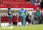 31.05.2026, Fussball Freundschafts-Länderspiele 3.Spieltag, Deutschland - Finnland, in der Mewa-Arena Mainz, Fotografen des DFB-Team am Spielfeldrand 