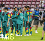 31.05.2026, Fussball Freundschafts-Länderspiele 3.Spieltag, Deutschland - Finnland, in der Mewa-Arena Mainz, vor dem Spiel, Jamal Musiala (Deutschland), Lennart Karl (Deutschland), Alexander Pavlovic (Deutschland), 