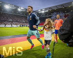 31.05.2026, Fussball Freundschafts-Länderspiele 3.Spieltag, Deutschland - Finnland, in der Mewa-Arena Mainz, Einlaufen der Mannschaften vor dem Spiel, hier Joshua Kimmich (Deutschland) 
