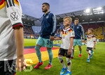 31.05.2026, Fussball Freundschafts-Länderspiele 3.Spieltag, Deutschland - Finnland, in der Mewa-Arena Mainz, Einlaufen der Mannschaften vor dem Spiel, hier Deniz Undav (Deutschland) und Florian Wirtz (Deutschland) 