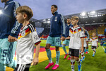 31.05.2026, Fussball Freundschafts-Länderspiele 3.Spieltag, Deutschland - Finnland, in der Mewa-Arena Mainz, Einlaufen der Mannschaften vor dem Spiel, hier Lennart Karl (Deutschland), Jamal Musiala (Deutschland),  