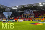 31.05.2026, Fussball Freundschafts-Länderspiele 3.Spieltag, Deutschland - Finnland, in der Mewa-Arena Mainz, Fanchoreografie in der deutschen Fankurve: Lets Go 