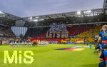 31.05.2026, Fussball Freundschafts-Länderspiele 3.Spieltag, Deutschland - Finnland, in der Mewa-Arena Mainz, Fanchoreografie in der deutschen Fankurve: Lets Go 