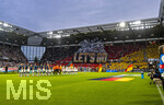 31.05.2026, Fussball Freundschafts-Länderspiele 3.Spieltag, Deutschland - Finnland, in der Mewa-Arena Mainz, Fanchoreografie in der deutschen Fankurve: Lets Go 