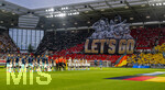 31.05.2026, Fussball Freundschafts-Länderspiele 3.Spieltag, Deutschland - Finnland, in der Mewa-Arena Mainz, Fanchoreografie in der deutschen Fankurve: Lets Go 