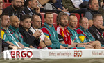 31.05.2026, Fussball Freundschafts-Länderspiele 3.Spieltag, Deutschland - Finnland, in der Mewa-Arena Mainz, Torwart Manuel Neuer (mitte, Deutschland) als Zuschauer in der Reihe des Staff und Teams.