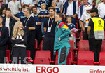 31.05.2026, Fussball Freundschafts-Länderspiele 3.Spieltag, Deutschland - Finnland, in der Mewa-Arena Mainz,  re: Torwart Manuel Neuer (Deutschland), li: Franziska Wülle (DFB Pressesprecherin)
