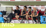 31.05.2026, Fussball Freundschafts-Länderspiele 3.Spieltag, Deutschland - Finnland, in der Mewa-Arena Mainz,  v.li: Bundestrainer Julian Nagelsmann (Deutschland), Co-Trainer Benjamin Hübner (Deutschland), Co-Trainer Benjamin Glück (Deutschland), Co-Trainer Alfred Schreuder (Deutschland), 