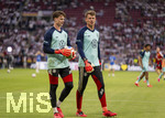 31.05.2026, Fussball Freundschafts-Länderspiele 3.Spieltag, Deutschland - Finnland, in der Mewa-Arena Mainz, v.li: Torwart Jonas Urbig (GER) Torwart Alexander Nübel (Deutschland) 