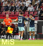31.05.2026, Fussball Freundschafts-Länderspiele 3.Spieltag, Deutschland - Finnland, in der Mewa-Arena Mainz, Wechsel, v.li: Felix Nmecha (Deutschland) geht, Nadiem Amiri (Deutschland) kommt ins Spiel.