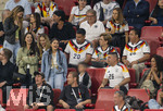 31.05.2026, Fussball Freundschafts-Länderspiele 3.Spieltag, Deutschland - Finnland, in der Mewa-Arena Mainz, links aussen: Frau Tanja von Deniz Undav (Deutschland) auf der Tribüne mit Familie von Deniz Undav (Deutschland) 